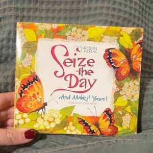 Seize the Day 2026 Calendar - Vibrant Butterfly Design